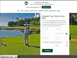 Sites similar to nationalholeinoneregistry.com