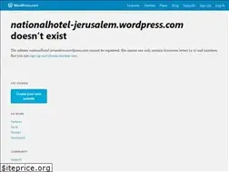 Sites similar to nationalhotel-jerusalem.com