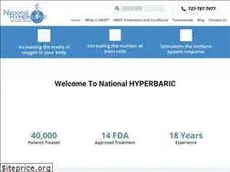 Sites similar to nationalhyperbaric.com