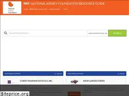 Sites similar to nationalkidneyfoundationresourceguide.com