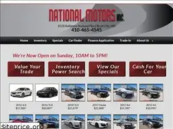 Sites similar to nationalmotors.net