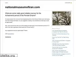 Sites similar to nationalmuseumofiran.com