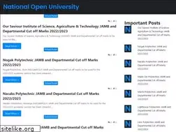 Sites similar to nationalopenuniversity.org.ng