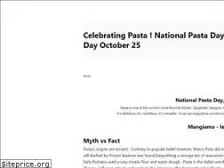 Sites similar to nationalpastaday.com