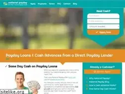 Sites similar to nationalpayday.com