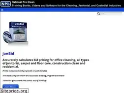 Sites similar to nationalproclean.com
