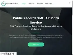 Sites similar to nationalpublicdata.com