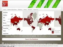 Sites similar to nationalredlist.org