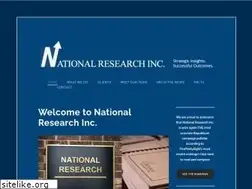 Sites similar to nationalresearchinc.com