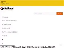 Sites similar to nationalsafetysigns.com.au