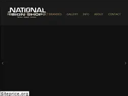 Sites similar to nationalsignshop.com