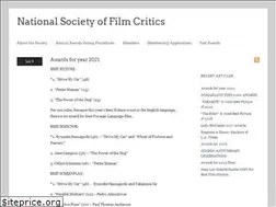 Sites similar to nationalsocietyoffilmcritics.com