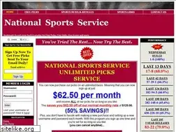 Sites similar to nationalsportsservice.com