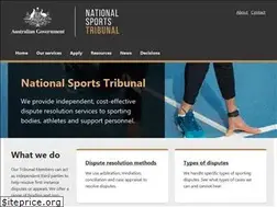 Sites similar to nationalsportstribunal.gov.au