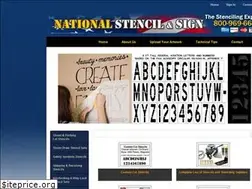 Sites similar to nationalstencil.com