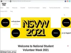 Sites similar to nationalstudentvolunteerweek.org.au