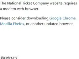 Sites similar to nationalticket.com