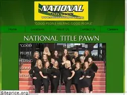 Sites similar to nationaltitlepawn.org