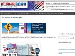 Sites similar to nationwidebarcode.com