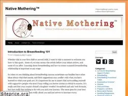 Sites similar to nativemothering.com