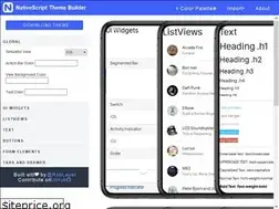 Sites similar to nativescriptthemebuilder.com
