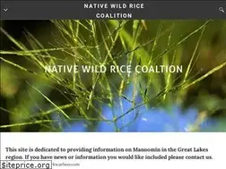 Sites similar to nativewildricecoalition.com