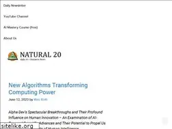 Sites similar to natural20.com
