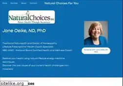Sites similar to naturalchoicesforyou.com