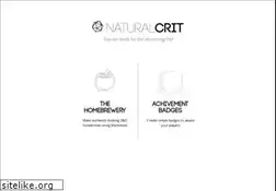 Sites similar to naturalcrit.com