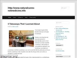 Sites similar to naturalcures-notmedicine.info
