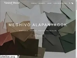 Sites similar to naturaldecorshop.hu