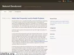 Sites similar to naturaldeodoranthq.wordpress.com