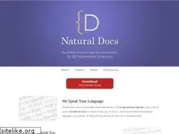 Sites similar to naturaldocs.org