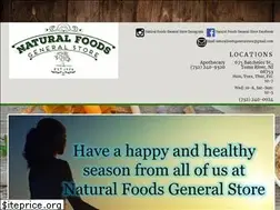Sites similar to naturalfoodsgeneralstore.com