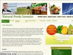 Sites similar to naturalfoodsinvestor.com