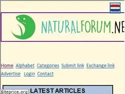 Sites similar to naturalforum.net