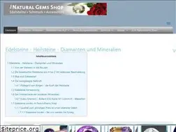Sites similar to naturalgems.de