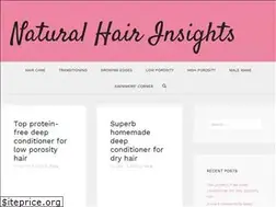 Sites similar to naturalhairinsights.com