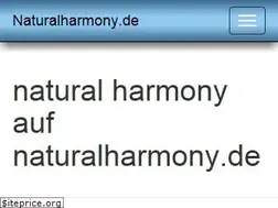 Sites similar to naturalharmony.de