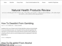 Sites similar to naturalhealthproductsreview.com
