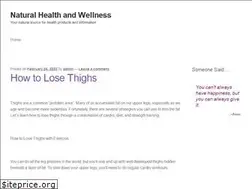 Sites similar to naturalhealthwellness.com