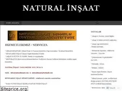 Sites similar to naturalinsaat.com