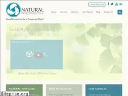 Sites similar to naturalinvestments.com