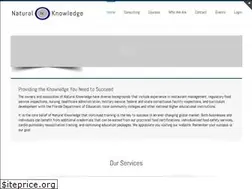 Sites similar to naturalknowledge.org