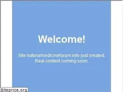 Sites similar to naturalmedicineforum.info