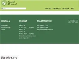 Sites similar to naturalmovement.fi