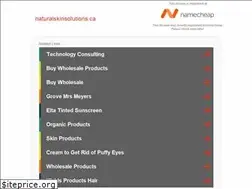 Sites similar to naturalskinsolutions.ca
