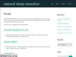Sites similar to naturalsleepremedies.co.uk