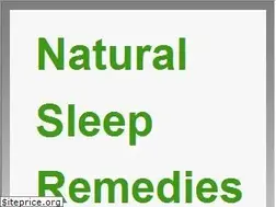Sites similar to naturalsleepremediesnow.com
