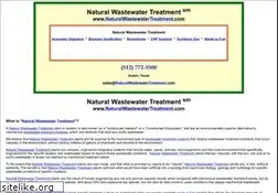 Sites similar to naturalwastewatertreatment.com